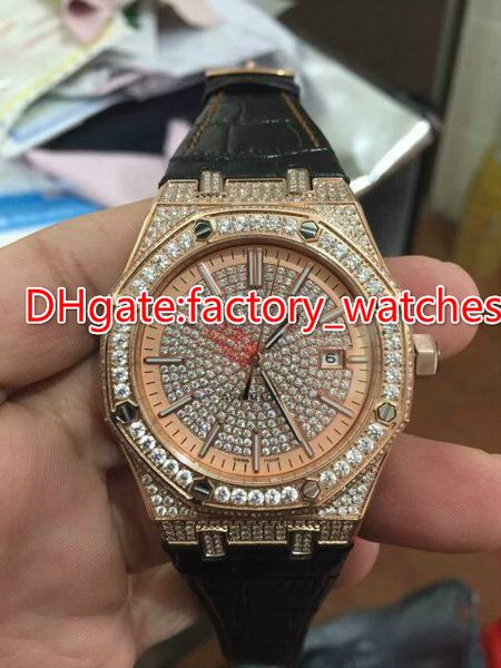black leather strap gold face watch