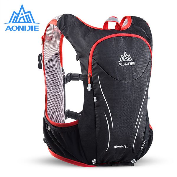 

aonijie hydration pack backpack 5l lightweight nylon waterproof deluxe marathoner running race hydration vest for men and women