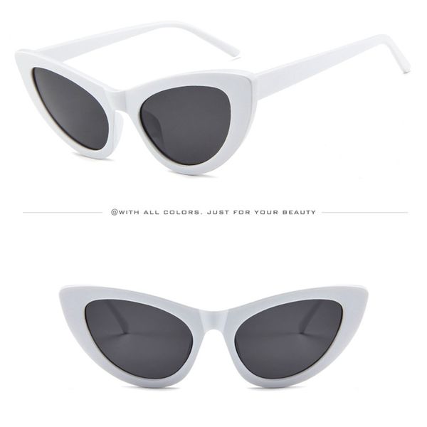 

sunglasses women mirror lens 2018 women men vintage retro glasses fashion sunglasses eyewear lunette de soleil femme a8, White;black