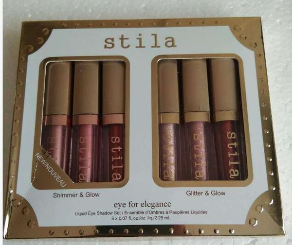 

Новый глаз Stila для элегантности Set Shimmer Glitter Liquid EyeShadow 3pcs