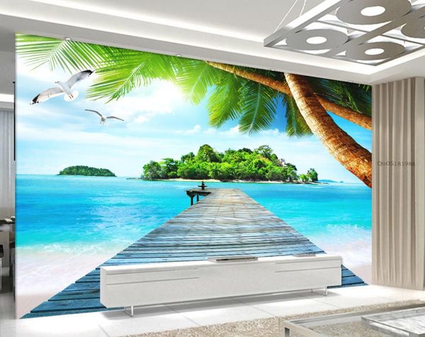 

деревянные обои стены предпосылки tv кокосов 3d моста для стен 3 d для живущей комнаты