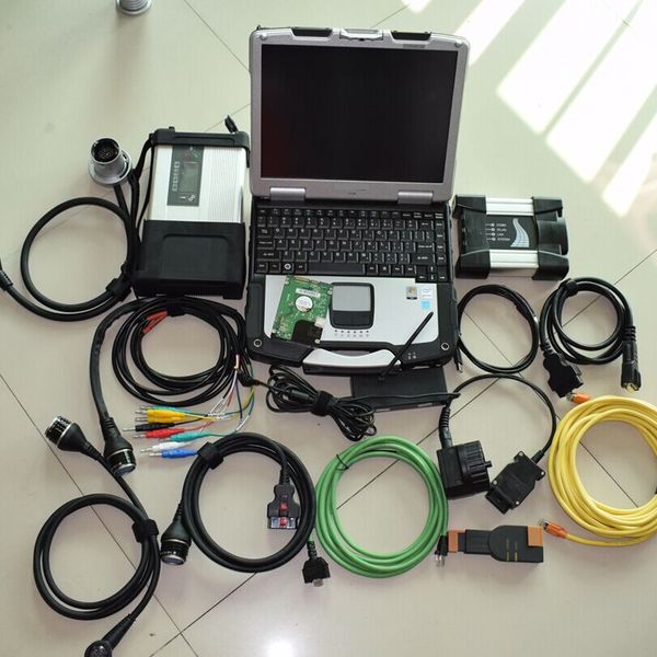 

2in1 diagnose tool mb star c5 sd connect for bmw icom next with 1tb expert mode cf-30 rugged lap4g