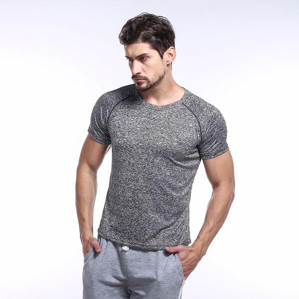 Men S Sport Active Fitting T Shirt Polyester Fabric Quick Dry
