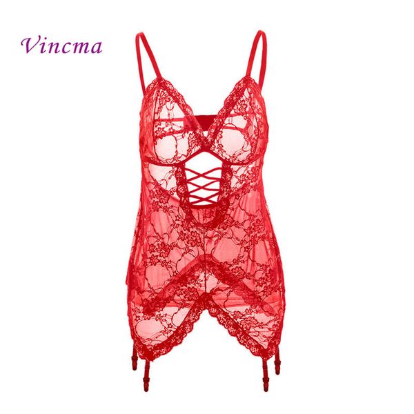 S M L XL XXL 3XL 4XL 5XL 6XL Biancheria intima erotica Donna Plus Size Lingerie sexy Hot Sex Babydoll Costumi porno con giarrettiera S918