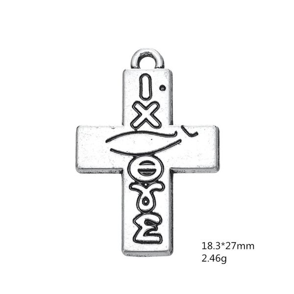 

religious cross with pattern charms other customized jewelry, Bronze;silver