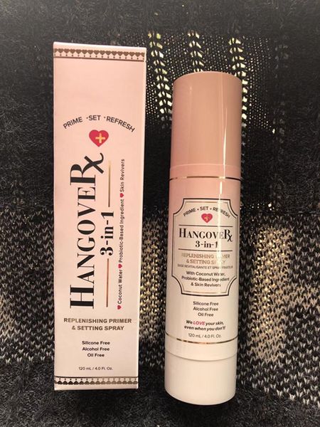

Dropshipping HOT NEW Makeup Faced Hangover RX 3-In-1 Replenishing Primer & Setting Spray 4oz Coconut 120ml with gift