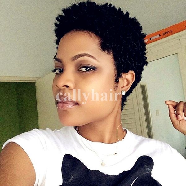 100 Human Hair Wigs Brazilian Bob Style Short Half Wigs Hairstyles