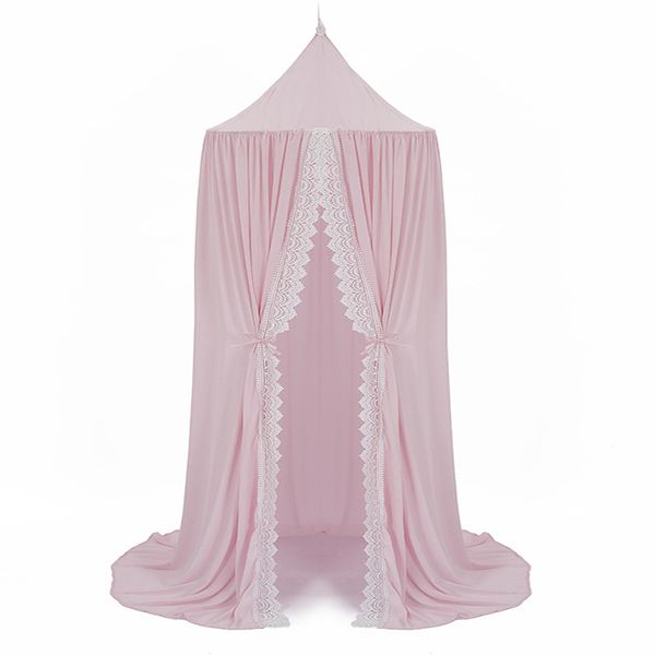 Summer Chiffon Bed Curtain White Lace Dome Canopy Mosquito Net