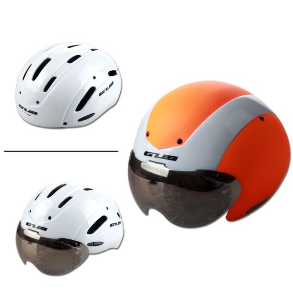 

GUB Time Trail Cycling Helmet Track Cycling Road Interchangeable Ciclismo MTB Mountain Road Bicycle Helmet With UV Visor