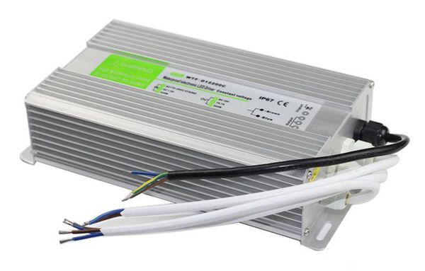 

ac 110-240v to dc 12v 15w - 200w waterproof ip67 electronic driver outdoor power supply led strips transformer adapter underwater lights