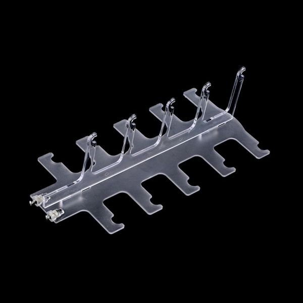

2 row 10 pairs sunglasses glasses rack holder frame display stand transparent counter display stand holder new, Silver