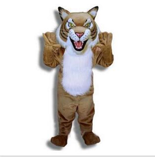 

on the sale of tiger mascot costume size cartoon character carnival party outfit suit fancy dress, Red;yellow