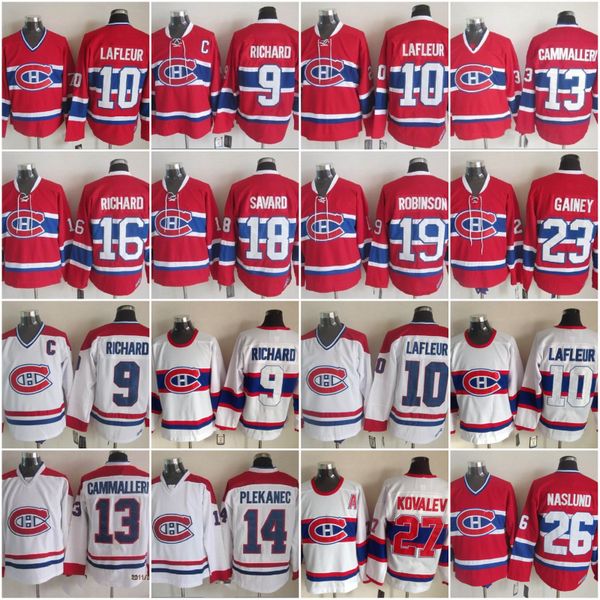 

Montreal Canadiens 9 Maurice Richard 10 Guy Lafleur 13 Mike Cammalleri 14 Tomas Plekanec 16 Henri Richard Hockey Jerseys
