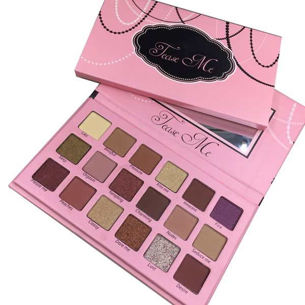 

Makeup eye beauty creation 18 color tea e me eye hadow palette highlighter co metic matte and himmer palette dhl hipping