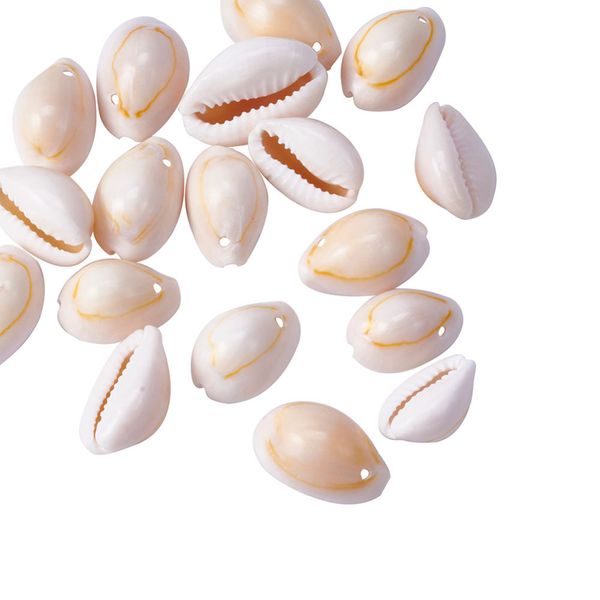 

50pcs natural shell beads white for women jewelry bracelet necklace earring making diy gift for friends