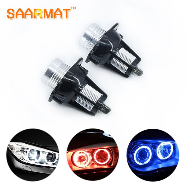 

2x 10w for e60 e61 e63 e64 e70 x5 e71 x6 e82 e87 e89 z4 e90 e91 m3 led canbus angel eyes light headlight lamp blue white