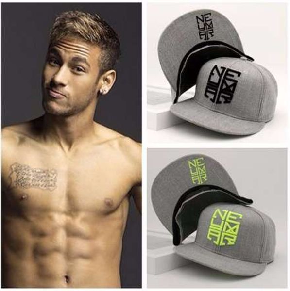 Yeni Neymar JR njr Brezilya Brezilya Beyzbol Kapaklar hip hop Snapback kap şapka chapeu de sol kemik masculino Erkekler Kadınlar için kapaklar