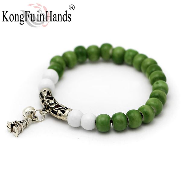 

eiffel tower bracelet decorative jewelry fashion charm bracelets for women beaded elastic accessories wholesale, Black