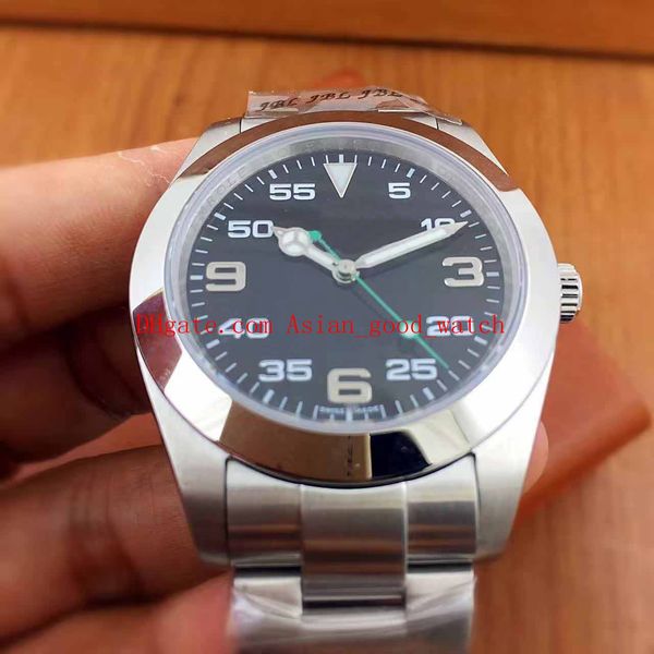 

watches 40mm 116900 black dial asia 2813 stainless steel automatic mechanical men's watch watches, Slivery;brown