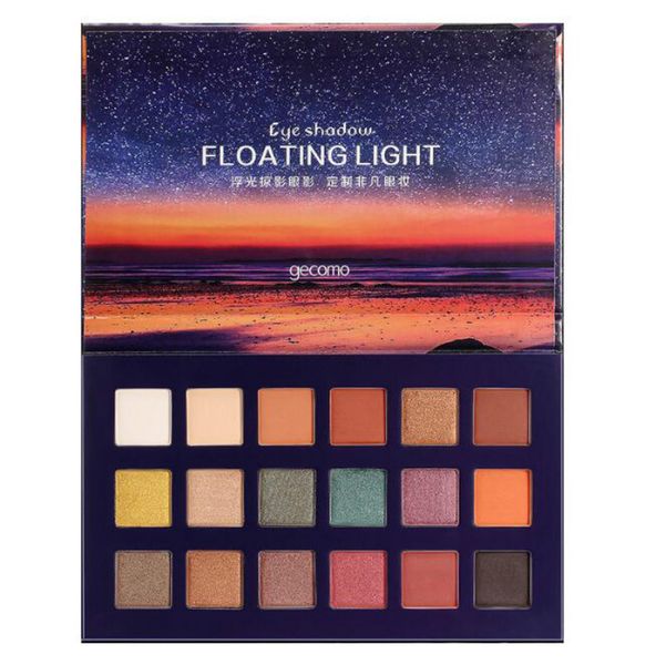 

by epacket 18 colors eyeshadow palette sunset starry sky palette makeup eye shadow beauty palette matte with gifts