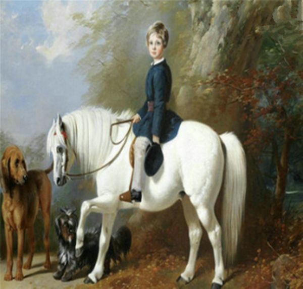 Lovely Horse Flower 5D Diamond Painting Cross Stitch Kit For Kids Handwork