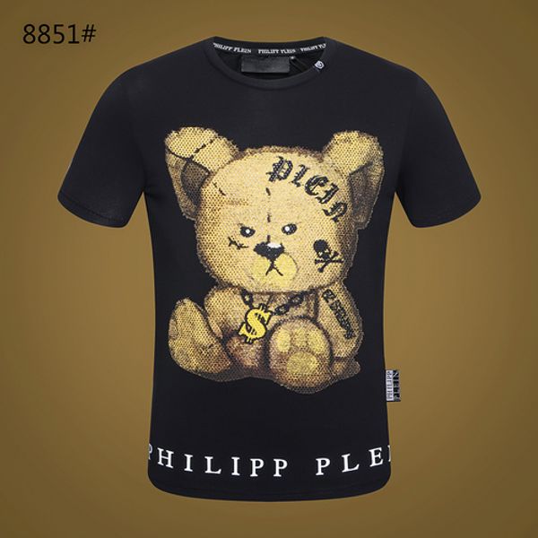 

Printed phillip plain t hirt fa hion ca ual fitne cool o neck men 039 bear t hirt ummer hort leeve men clothing