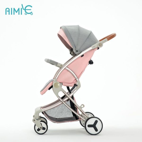 

super light baby stroller can sit and lie folding children high landscape newborn travel stroller
