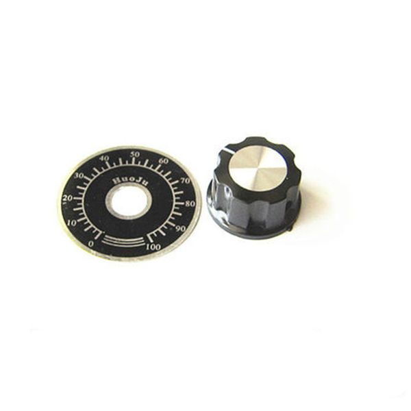 

10 sets a03 dial knob + mf-a03 bakelite knob with scale plate sheet scale digital potentiometer