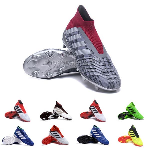 

mens soccer shoes predator precision 18 fg soocer shoes predator tango football boots mens botas de futbol outdoor new arrival