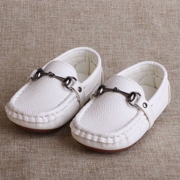 

Free Shipping Spring Children Shoes Boys Girls Single Shoes PU Leather Kids Loafers Girls Boys Growing Sneakers Baby NB188