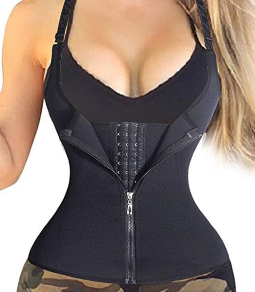 

100 шт. / лот)топ body shaper для похудения три грудью талии животик пояса талии cincher underbust управления корсет талии тренер s-4xl выс