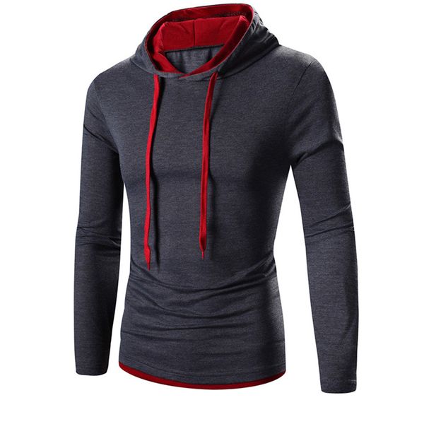

fashion men hoodies sweatshirt tracksuit personality casual slim long sleeve autumn spring blouse sweatshirt for men #20, Black