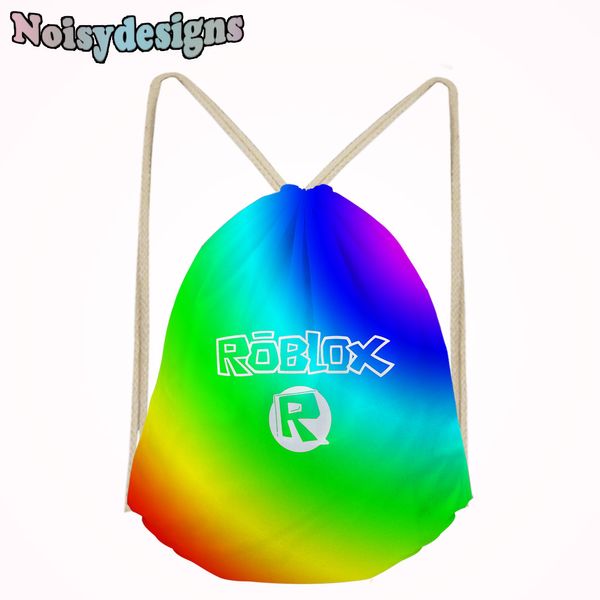 2019 Noisydesigns Women Roblox Cartoon Printed Casual Drawstring Bags Cute Backpack Girls School Pocket Bag Shoe Backpack Sac Plage From Abbybab - 2019 noisydesigns women roblox cartoon printed casual drawstring bags cute backpack girls school pocket bag shoe backpack sac plage from abbybab