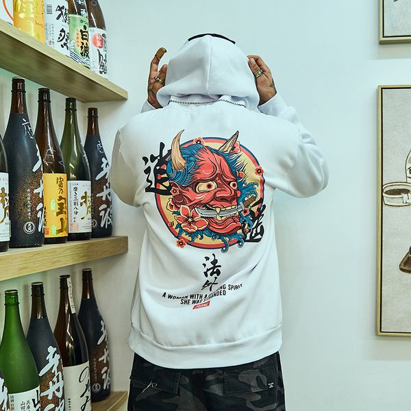 

autumn 2018 new eat knife grimace hooded high street hoodie men, Black
