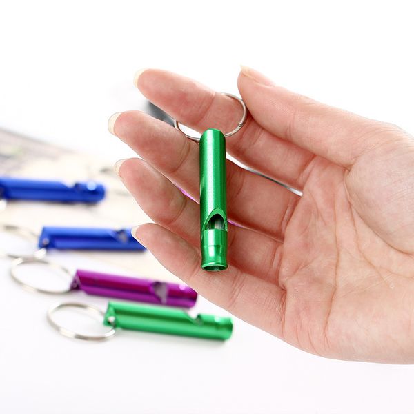

300pcs pipe survival whistle soccer referee whistle coach sports outdoor emergency campaign camping hunting aluminum