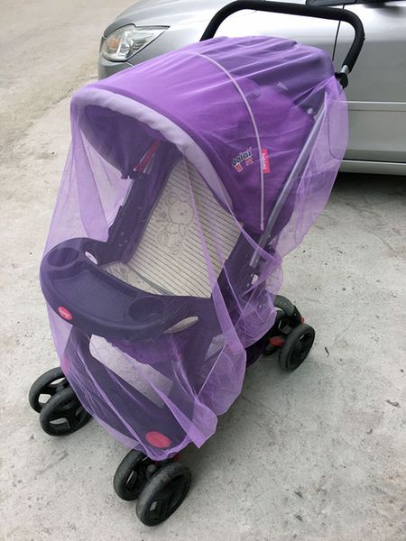 

baby stroller pushchair mosquito insect shield net safe infants protection mesh buggy cover stroller accessories mosquito net 150 cm