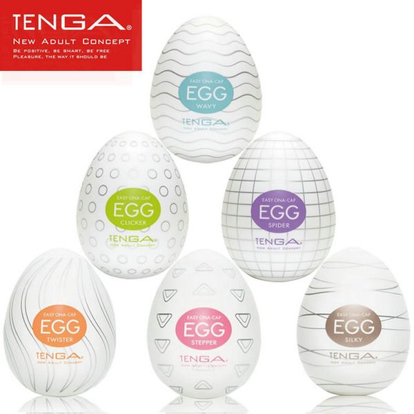 Original Japan Tenga Ei Penis Masturbator für Mann Tasche Realistische Vagina Muschi Silikonei mit Lube Sex Toys Erwachsene Produkte 201212