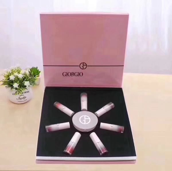 

Известный бренд GIORGIO вишня розовый 7 цветов блеск для губ + Фонд подушка 8 шт компле