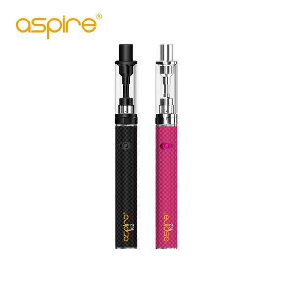 

100% оригинальный Aspire K2 Quick Start Kit (1,8 мл бак и 800 мАч батареи) Ecigs Aspire K2 Starter Kit Aspire K3/K4