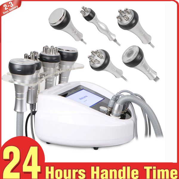 

Ultra ound ultra onic cavitation rf vacuum equipment multipolar threepolar radio frequency kin tightening fat remover body happing machine