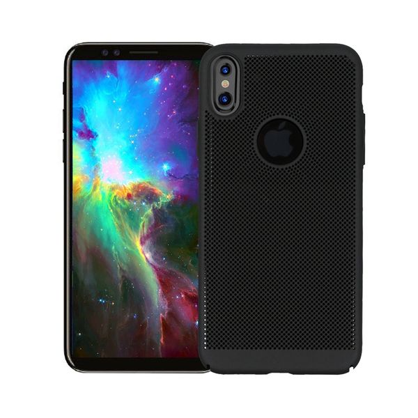 

2018 for iphone 8 plus net case breathing shockproof pc mobile case shell protective housing for samsung phone case