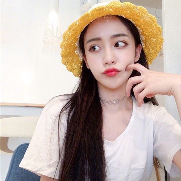 Korea Fashion In Fringe Wig Woman Ekusute Black Natural Long