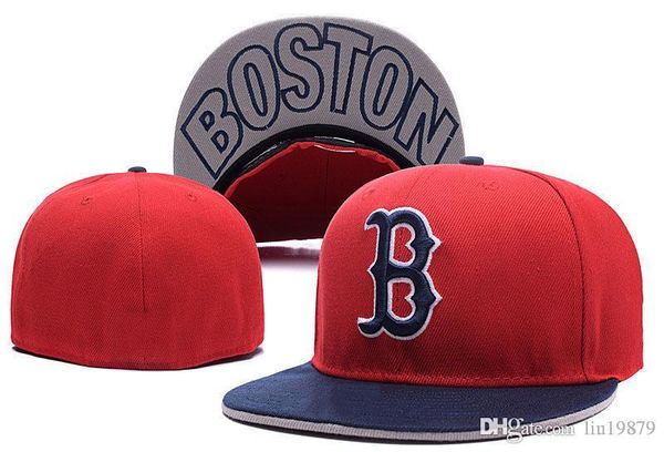 

Мода новый Red Sox B письмо бейсболки кости Gorras письмо летний папа Мужчины Женщины Ма