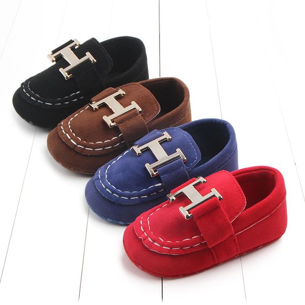 

Newborn Infant Baby Girls Boys Soft Sole Loafer Shoes Prewalker Flat Bottom Toddler Baby Shoes 0-18 Months
