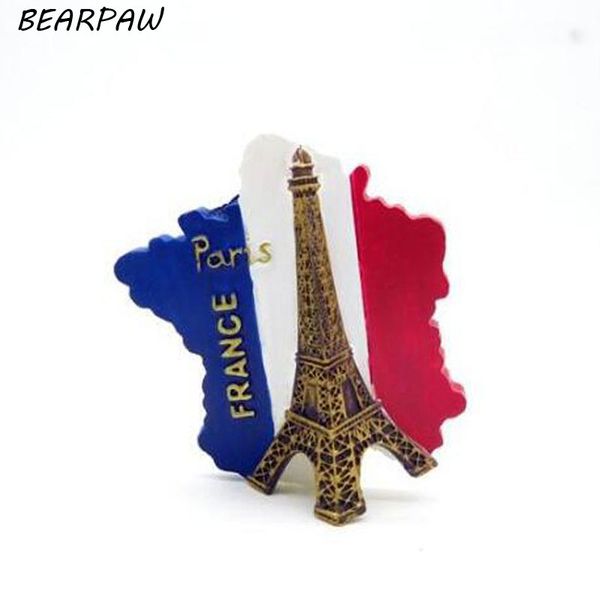 France Flag City Paris Eiffel Tower Souvenir Resin Home Decor