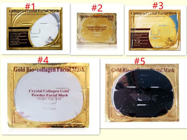 

gold bio-collagen facial mask face mask crystal gold powder collagen facial masks moisturizing anti-aging beauty products