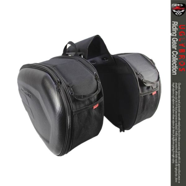 

wholesale retail sa212 saddle bag / motorcycle side helmet riding travel bags + rain cover one pair