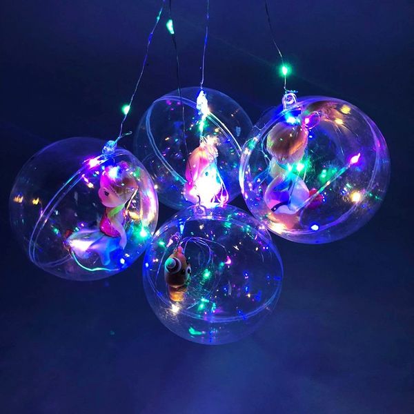 Kids Brinquedos 2018 Mais Novos Originalidade Natalidade Portátil Night Light LED Lanterna 3D Animais Animais Luminosos Flash Star Crianças Presentes de Natal