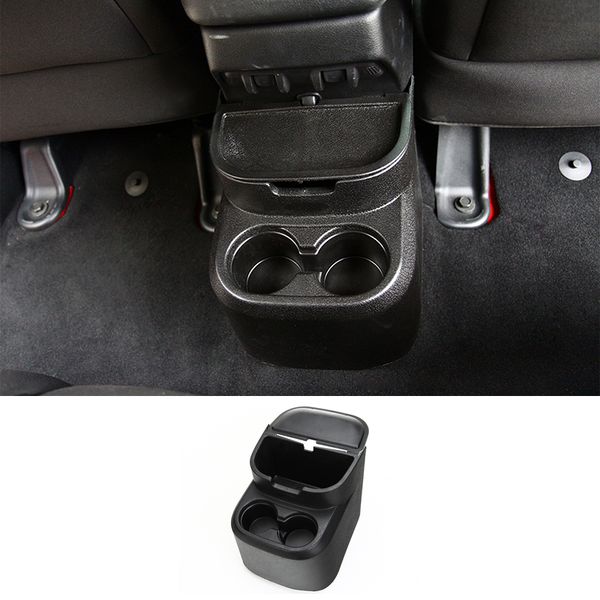 

auto rear water cup holder storage box pocket 4 doors interior accessories fit for jeep wrangler 2011-2017