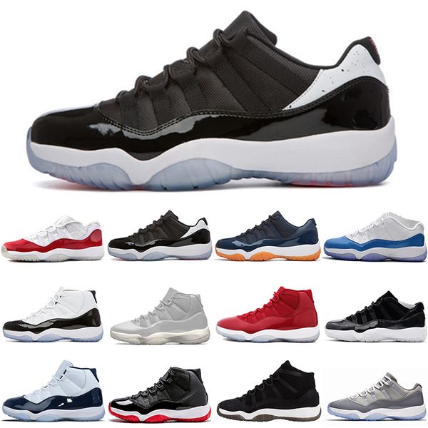 

Hot Sale fashion 11 men Basketball shoes Space jam high Gs White Citrus metallic Gold Varsity black concord legend sneakers us 5.5-13
